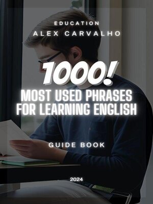 cover image of 1000 most used phrases for learning English